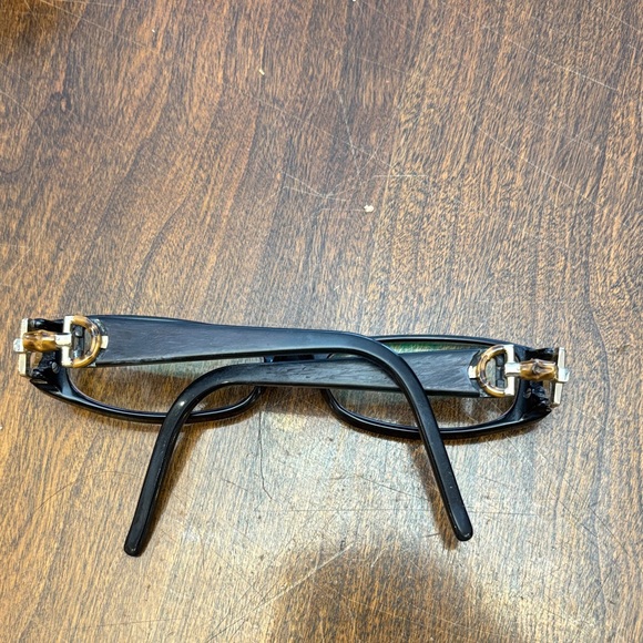 Gucci Black Rectangular Eyewear - Picture 3 of 10